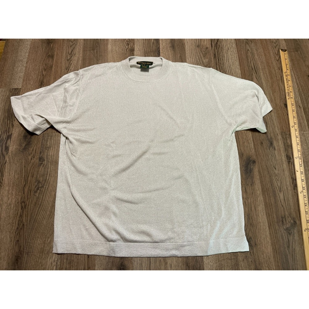 Principe Shirt, Women's Size Large, Tan, Short Sleeve